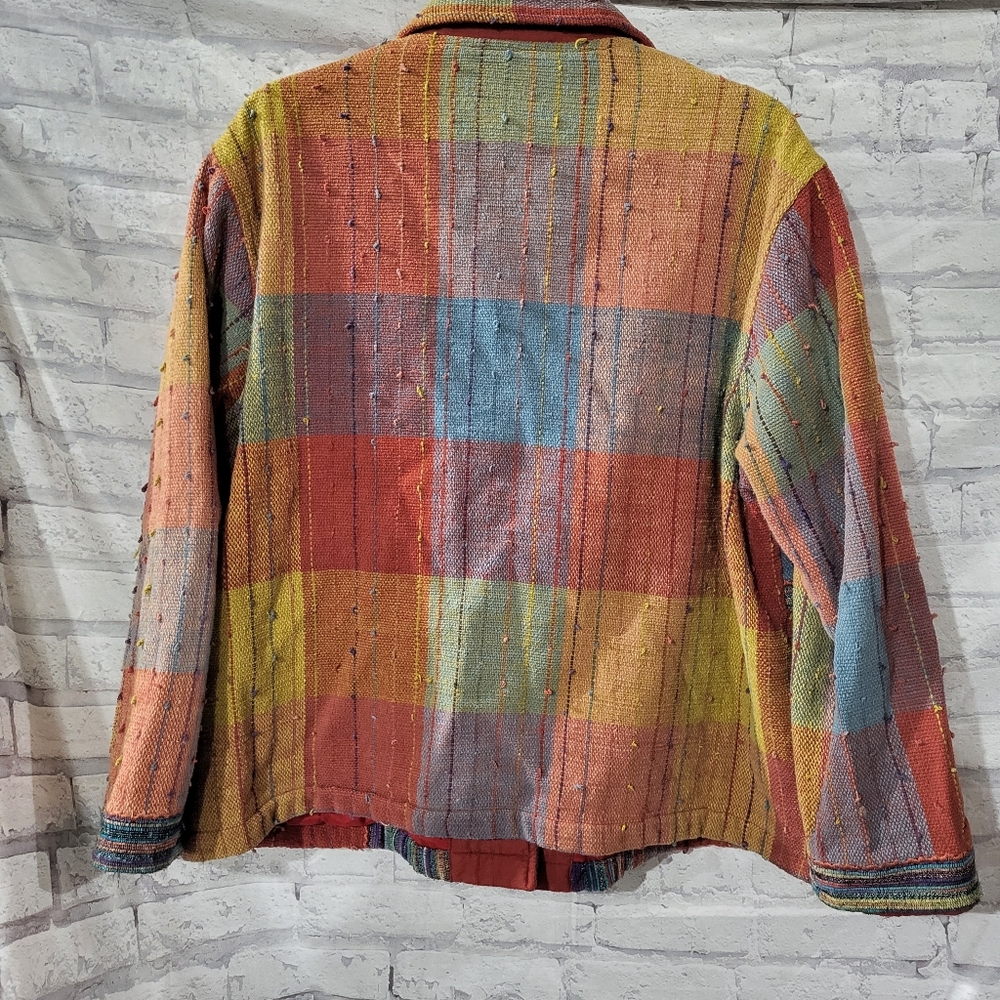 Travel Smith Multicolor Patchwork Women's Jacket.… - image 2